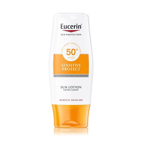 Eucerin Sensitive Protect SPF50+ サンローション Eucerin Sun Lotion Extra Light Sensitive Protect FPS 50+